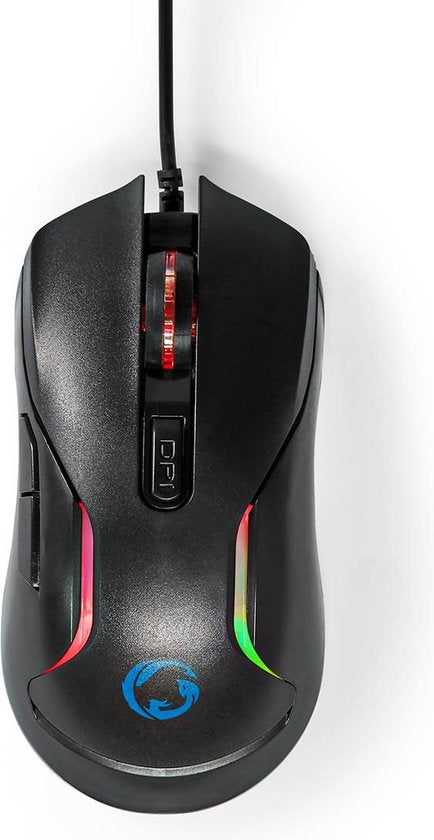 Nedis Gaming Combo Kit - 5-in-1 - Toetsenbord, Koptelefoon, Muis en Muismat - Zwart - QWERTZ - Duits - afbeelding 10