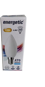 Energetic - LED Kaars C35 - 4,4W - E14 - Mat - afbeelding 1