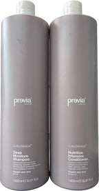 previa Curlfriends Deep Moisture Shampoo and Nutritive Intensive Conditioner (2x 1000ml) - afbeelding 1