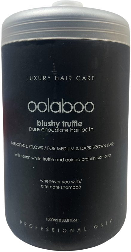 Oolaboo Blushy truffle Pure Chocolade Hair Bath Met Pomp 1000ml - afbeelding 3