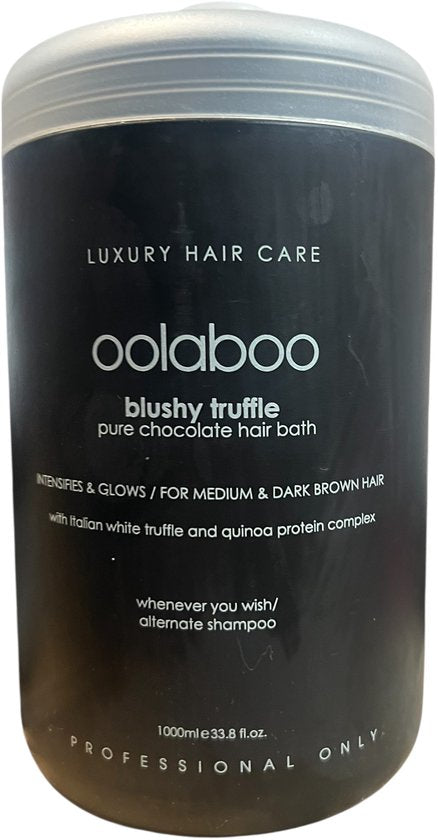 Oolaboo Blushy truffle Pure Chocolade Hair Bath Met Pomp 1000ml - afbeelding 2