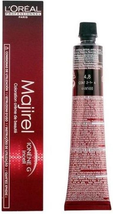 Permanente Kleur Majirel L'Oreal Professionnel Paris Nº 4,8 (50 ml) - afbeelding 1
