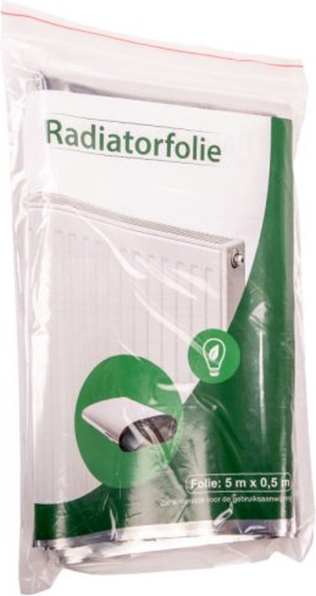 Radiatorfolie - Isolatie - reflecterend- 5m x 0,5m - afbeelding 1