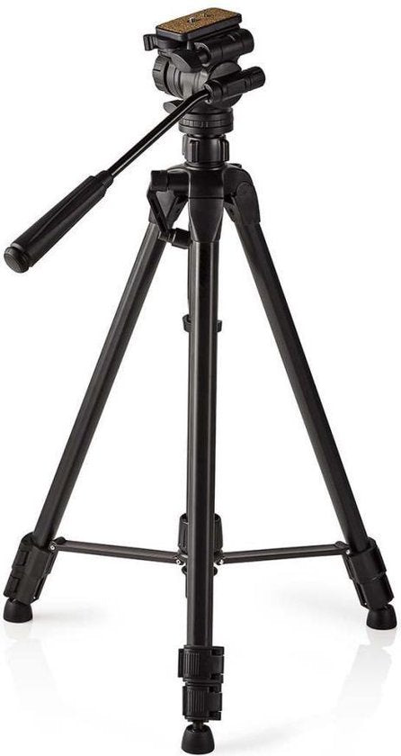 Statief - Maximaal draagvermogen: 2.5 kg - Minimale werkhoogte: 60.5 cm - Maximale werkhoogte: 147.5 cm - 3 Segmenten - Pan & Tilt - Inclusief reistas - Zelfnivellerende voeten - ABS / Aluminium - afbeelding 10