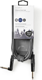 Nedis Mono-Audiokabel - 6,35 Male - 6,35 Male - Vernikkeld - m - Rond - PVC - afbeelding 7