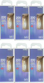 6x Nordlux Kaarslamp Deco Spiraal Goud Dimbaar 3W (21 W) - afbeelding 1
