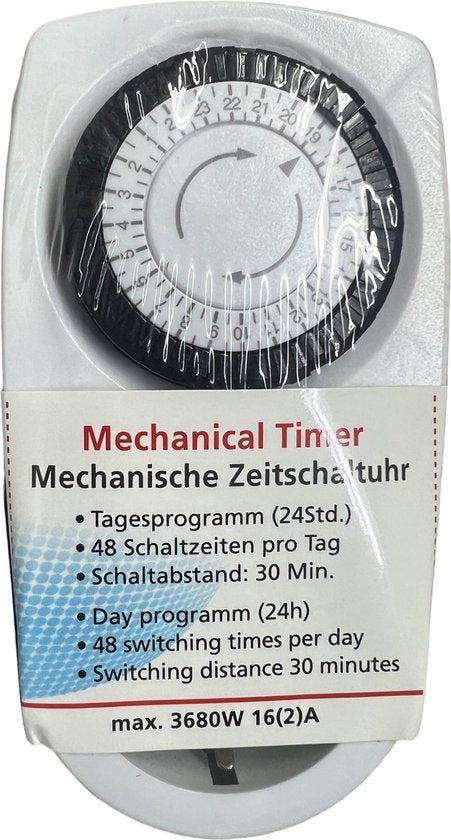 Arcas - Mechanische timer wit - afbeelding 5