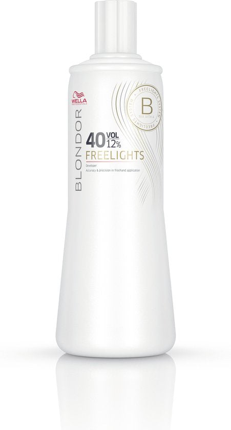 Oxiderende Haarverzorging Blondor Freelights 12% 40 Wella (1000 ml) - afbeelding 5