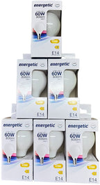 Energetic - LED lamp - Mat - 60W - 806LM - E14 - 6 stuks - afbeelding 1