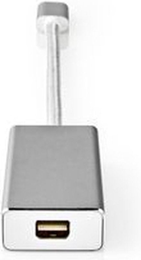 Nedis USB-C Adapter - USB 3.2 Gen 1 - USB-C Male - Mini DisplayPort Female - 0.20 m - Rond - Verguld - Gevlochten / Nylon - Zilver - Cover Window Box - afbeelding 8
