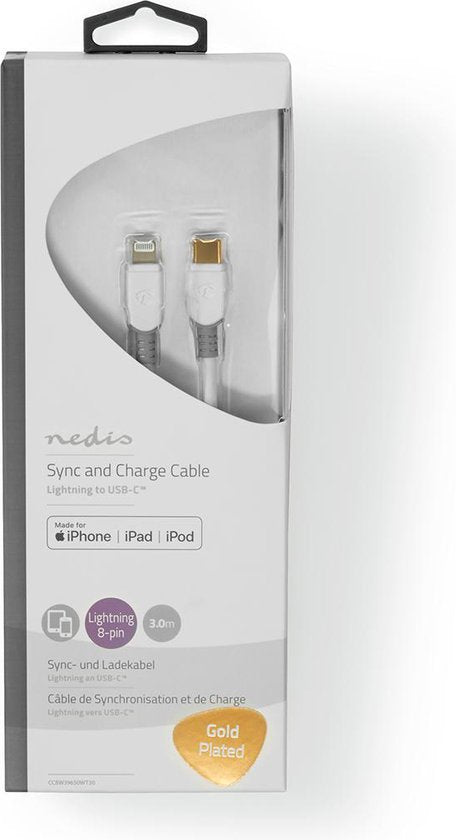 Nedis 8-Pins - USB-C wit - afbeelding 4