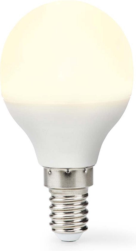 Nedis LED-Lamp E14 - G45 - 4.9 W - 470 lm - 2700 K - Warm Wit - Frosted - 3 Stuks - afbeelding 7