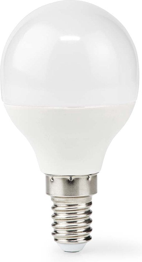 Nedis LED-Lamp E14 - G45 - 4.9 W - 470 lm - 2700 K - Warm Wit - Frosted - 3 Stuks - afbeelding 6