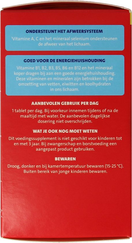 Dagravit Multi Elke Dag - Multivitaminen en mineralen - Behoud van een goede gezondheid (1) - Draagt bij aan fitheid (2) - 1 tablet per dag - 60 tabletten - afbeelding 6