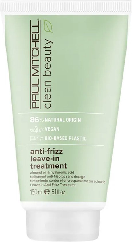 Paul Mitchell - Clean Beauty Anti-Frizz Leave-In Treatment - 150ml - afbeelding 1