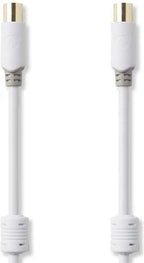 Coaxkabel 100 dB | IEC (coax) male - IEC (coax) male | 5,0 m | Wit - afbeelding 18