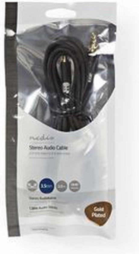 Nedis Stereo-Audiokabel - 3,5 Male - 3,5 Male - m - Rond - afbeelding 25