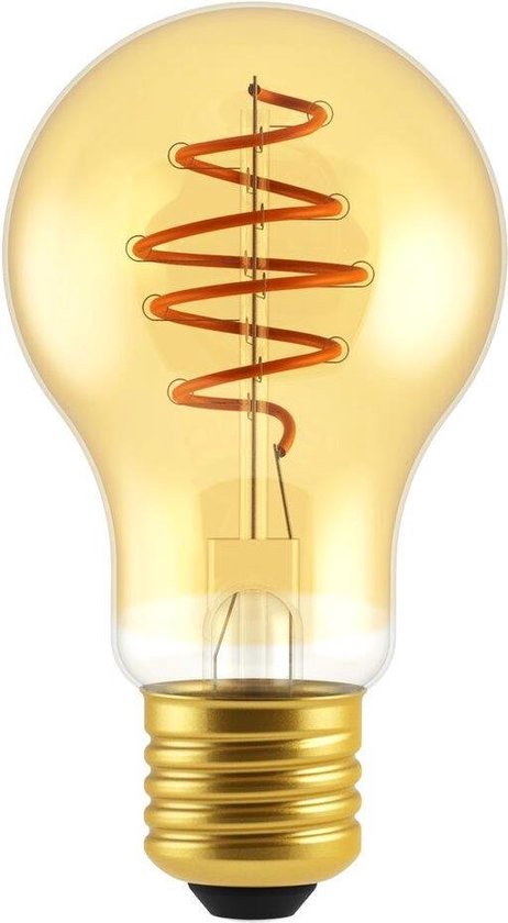 Nordlux 2080022758 LED-lamp Energielabel A (A++ - E) E27 Peer 5 W Goud (Ø x l) 60 mm x 109 mm Dimbaar 1 stuk(s) - afbeelding 1