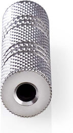 Nedis Stereo-Audioadapter - 3,5 mm Female - 3,5 mm Female - Vernikkeld - Recht - Metaal - Zilver - 1 Stuks - Doos - afbeelding 2