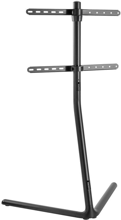 Nedis TV Vloerstandaard - 49 - 70 " - Maximaal schermgewicht: 40 kg - V-shape Design - Anti-omval-riem - Snap-lock - Aluminium / Staal - Zwart - afbeelding 9