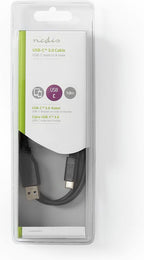 USB 3.1-Kabel | Type-Câ„¢ Male - A Male | 1,0 m | Zwart - afbeelding 5