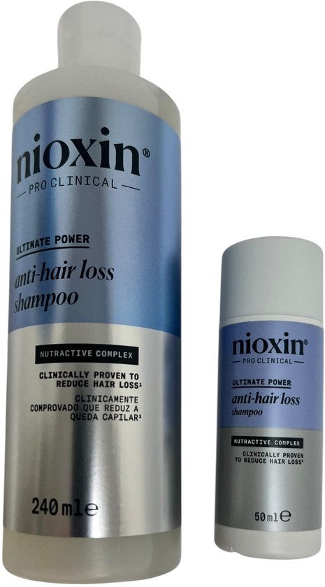 Nioxin Anti-hair loss Shampoo 240 ml + Reisverpakking 50 ml - afbeelding 5