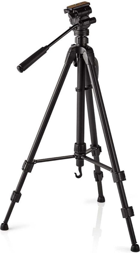Statief - Maximaal draagvermogen: 2.5 kg - Minimale werkhoogte: 60.5 cm - Maximale werkhoogte: 147.5 cm - 3 Segmenten - Pan & Tilt - Inclusief reistas - Zelfnivellerende voeten - ABS / Aluminium - afbeelding 13