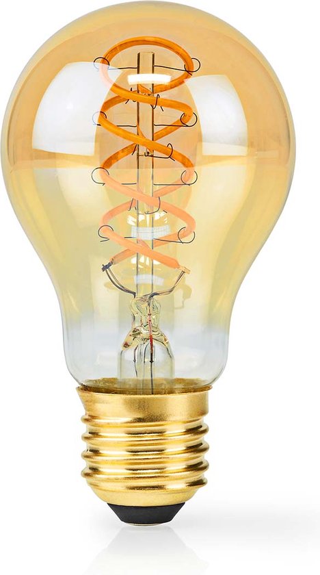 Nedis LED-Filamentlamp E27 - A60 - 3.8 W - 250 lm - 2100 - Dimbaar - Extra Warm Wit - Retrostijl - 1 Stuks - afbeelding 1