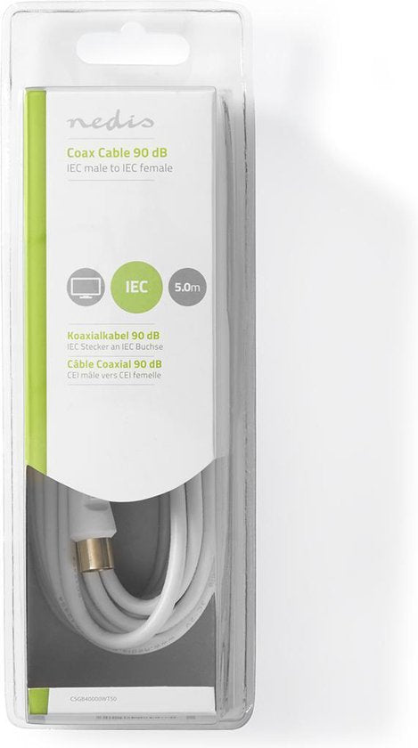 Nedis - IEC (Coax) - IEC (Coax) Female - PVC - afbeelding 15