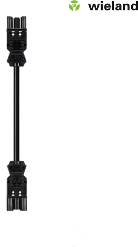 Wieland Koppelsnoer GST18I3 - Zwart - Male-Female - 3 Meter - afbeelding 3