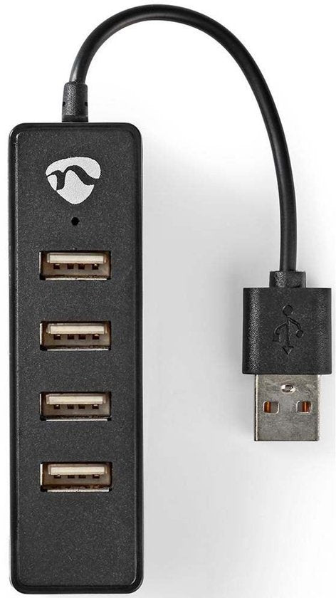 Nedis USB-Hub - USB-A Male - 4x USB A Female - 4-Poorts poort(en) - USB 2.0 - USB Gevoed - afbeelding 9