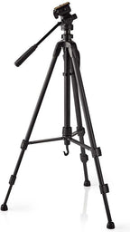 Statief - Maximaal draagvermogen: 2.5 kg - Minimale werkhoogte: 60.5 cm - Maximale werkhoogte: 147.5 cm - 3 Segmenten - Pan & Tilt - Inclusief reistas - Zelfnivellerende voeten - ABS / Aluminium - afbeelding 3