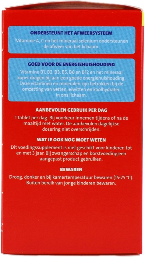 Dagravit Multi Elke Dag - Multivitaminen en mineralen - Behoud van een goede gezondheid (1) - Draagt bij aan fitheid (2) - 1 tablet per dag - 60 tabletten - afbeelding 11
