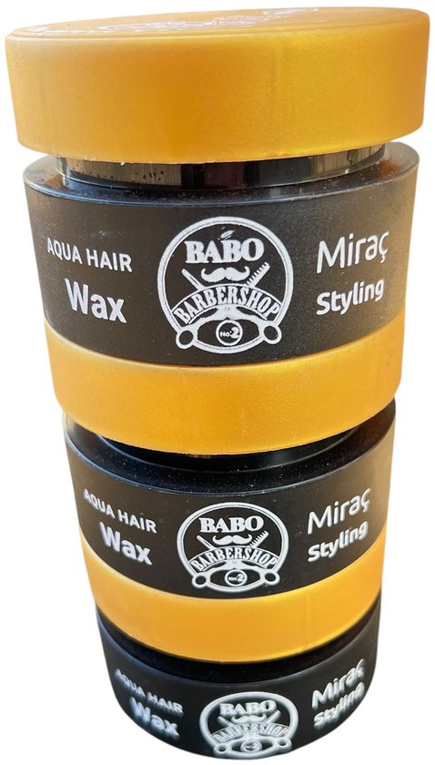 3 Stuks BABO Aqua Hair Wax Miraç 150ml - afbeelding 3