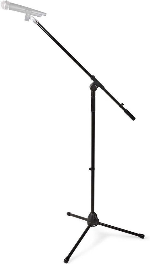 Microfoonstandaard - V-vorm - Hoogte bereik: 950-1650 mm - Maximale armlengte: 800 mm - ABS / Aluminium - Zwart - afbeelding 3