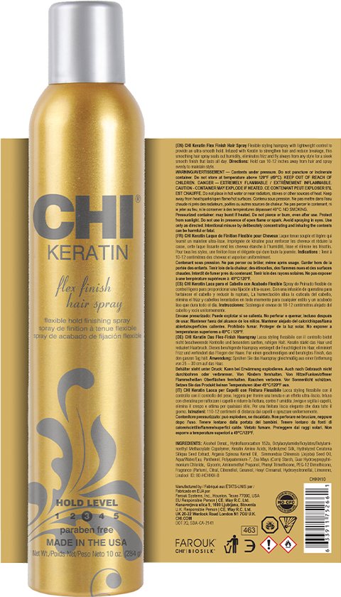 CHI - Keratin - Flexible Hold Hairspray - 284 ml - afbeelding 9