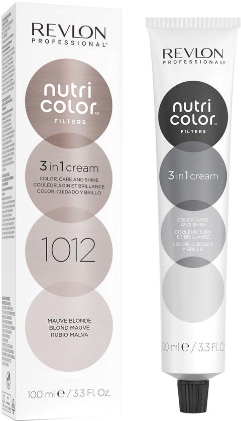 Permanent Dye Revlon Nutri Color 100 ml Nº 1012 Mauve Blond - afbeelding 3