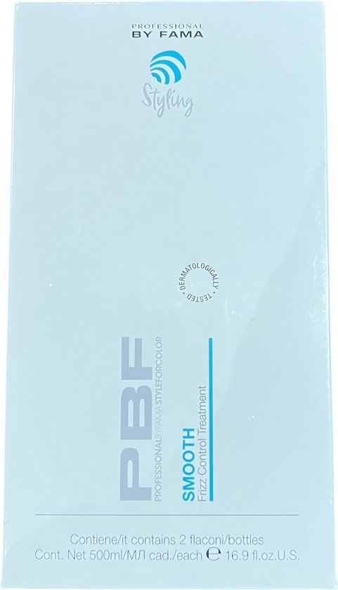 Fama PBF (professional by Fama) Smooth Frizz Control Treatment 2 x 500 ml - afbeelding 2