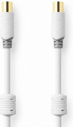 Coaxkabel 100 dB | IEC (coax) male - IEC (coax) male | 5,0 m | Wit - afbeelding 7