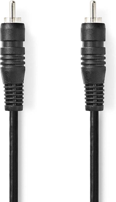 Nedis Digitale Audiokabel - RCA Male - RCA Male - Vernikkeld - 2.00 m - Rond - PVC - Zwart - Doos - afbeelding 6