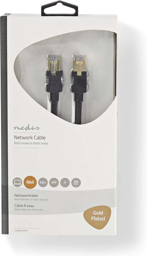Nedis CAT6 Netwerkkabel - RJ45 Male - RJ45 Male - F/UTP - m - Rond - LSZH / PVC - afbeelding 35