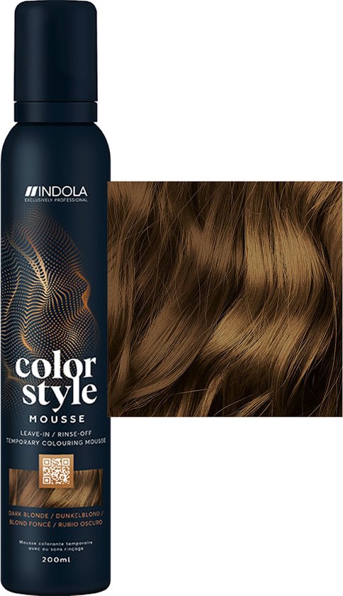 Indola - Indola Color Style Mousse Dark Blonde 200ml - afbeelding 14