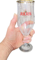 24 x Julius bierglas + 300 x bierviltje Julius + 10 x tafelstandaard SALE !! - afbeelding 1