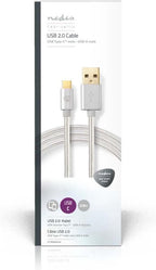 USB voor Synchroniseren, Opladen en AV-Ondersteuning | Verguld | USB C™ Male naar USB A Male | Voor Aansluiten van Smartphones en Mobiele Apparaten - afbeelding 43