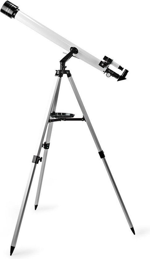 Nedis Telescoop - Diafragma: 50 mm - Brandpuntsafstand: 600 mm - Finderscope: 5 x 24 - Maximale werkhoogte: 125 cm - Tripod - Wit / Zwart - afbeelding 1