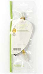 Nedis Interne Voedingskabel - EPS 8-Pins Male - P4 Female - Verguld - 0.15 m - Rond - PVC - Geel / Zwart - Envelop - afbeelding 2