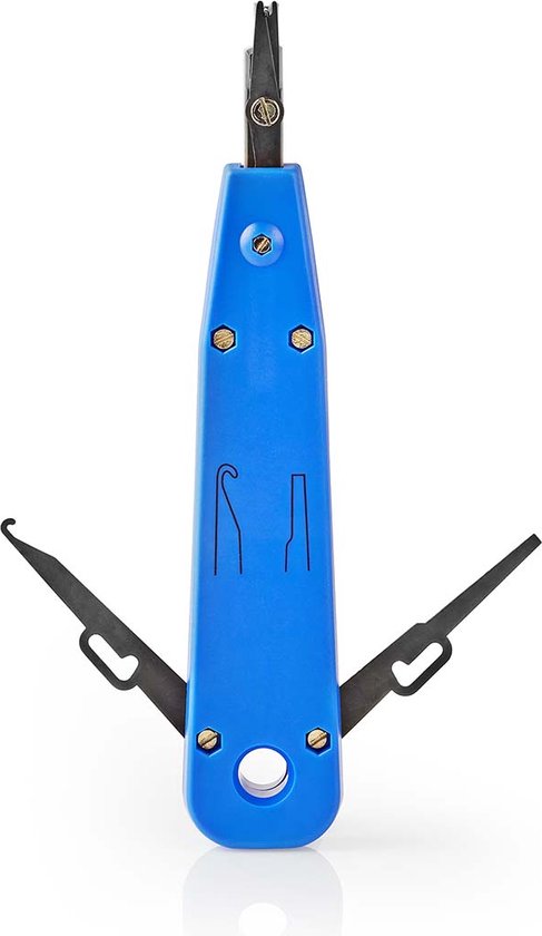 Nedis Pullers and Extractors - Geschikt voor: Alle Telecombedrading / LSA-Ponsgereedschap / LSA-Strips - Blauw - afbeelding 2