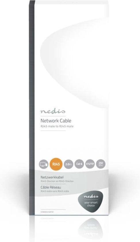 Nedis CAT6 Netwerkkabel - RJ45 Male - RJ45 Male - F/UTP - m - Rond - LSZH / PVC - afbeelding 16
