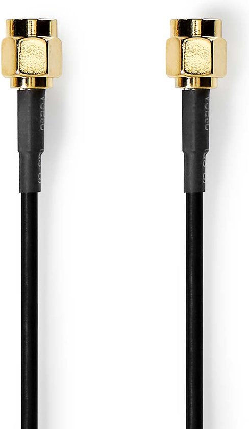 Nedis SMA (m) - SMA (m) kabel - RG-174 / 50 Ohm - meter - afbeelding 1