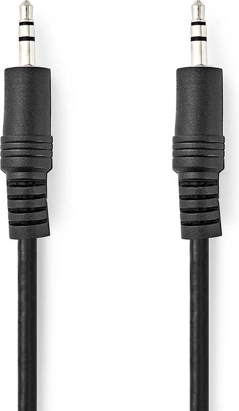 Nedis Stereo-Audiokabel - 3,5 Male - 3,5 Male - Vernikkeld - m - Rond - Zwart - Label - afbeelding 4